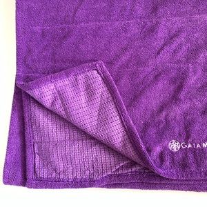 Gaiam Yoga Towel with Grippy Bottom
